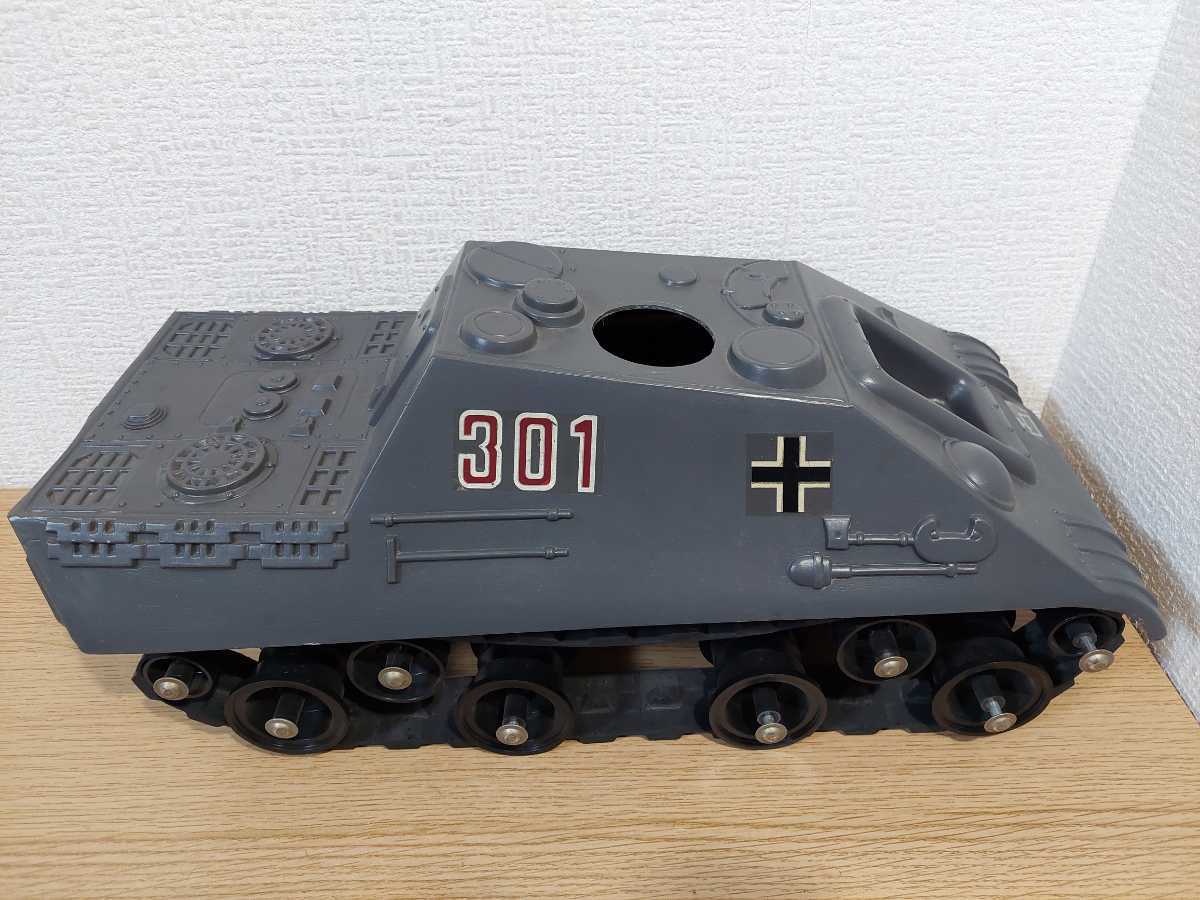 ジャンク】ニューGIジョー 特大 ドイツ戦車 パンサー ソフビ 長さ50