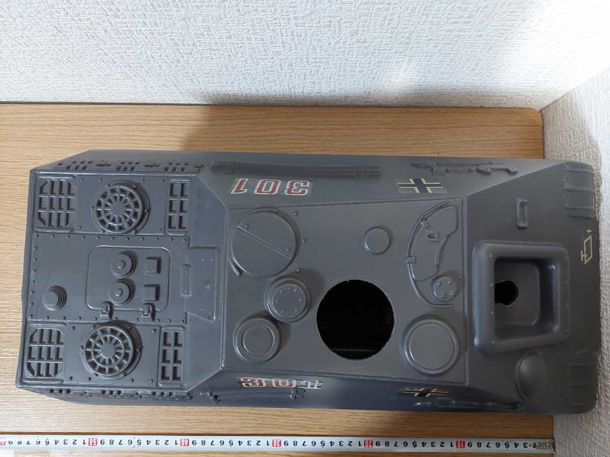 ジャンク】ニューGIジョー 特大 ドイツ戦車 パンサー ソフビ 長さ50