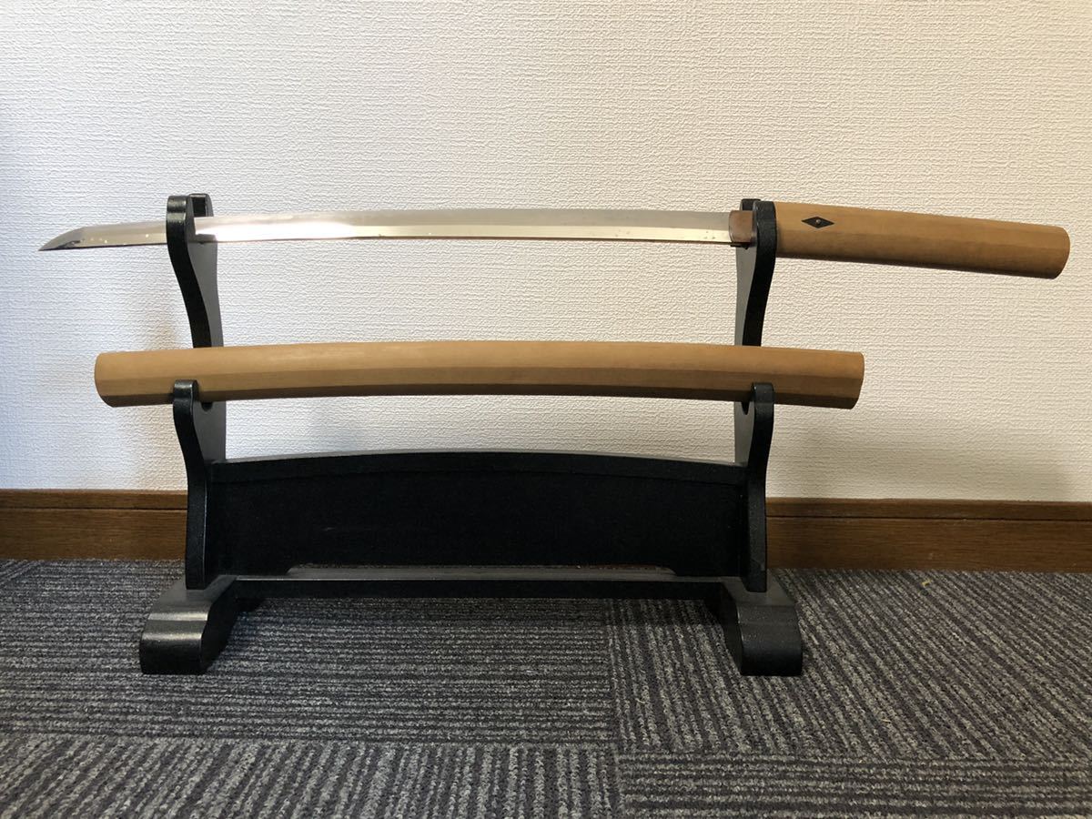 模造刀白鞘、打刀、脇差、飾り棚までセット　美品 脇差 白鞘 | 無銘 日本刀 防長古美堂防長古美堂