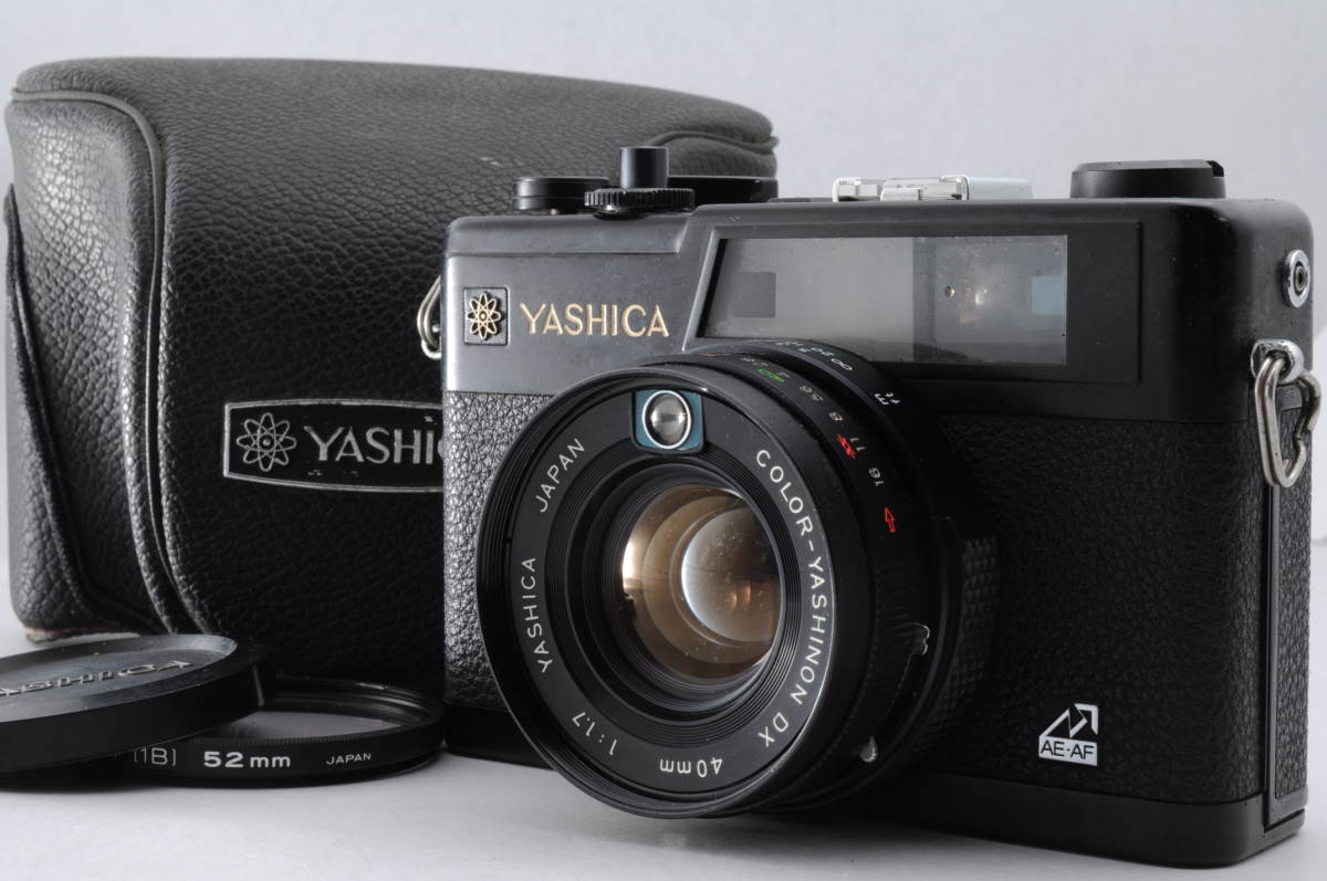 [美品] ヤシカ　yashica electro35 gx ケース付き 動作品 ヤシカ YASHICA ELECTRO 35 GX エレクトロ コンパクトフィルム