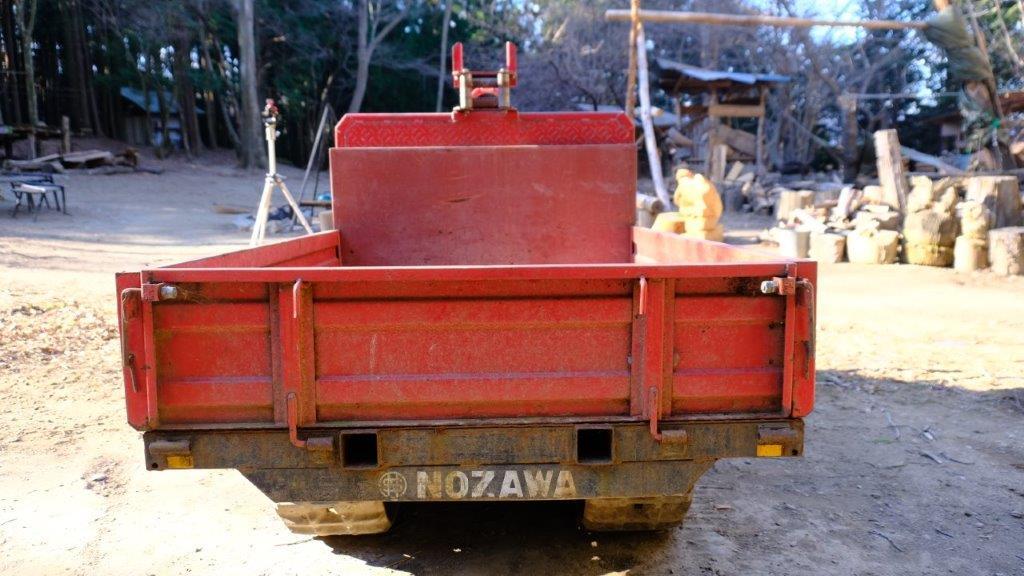 ノザワ クローラカート手動 ダンプ セル付き NOZAWAノザワ クローラ