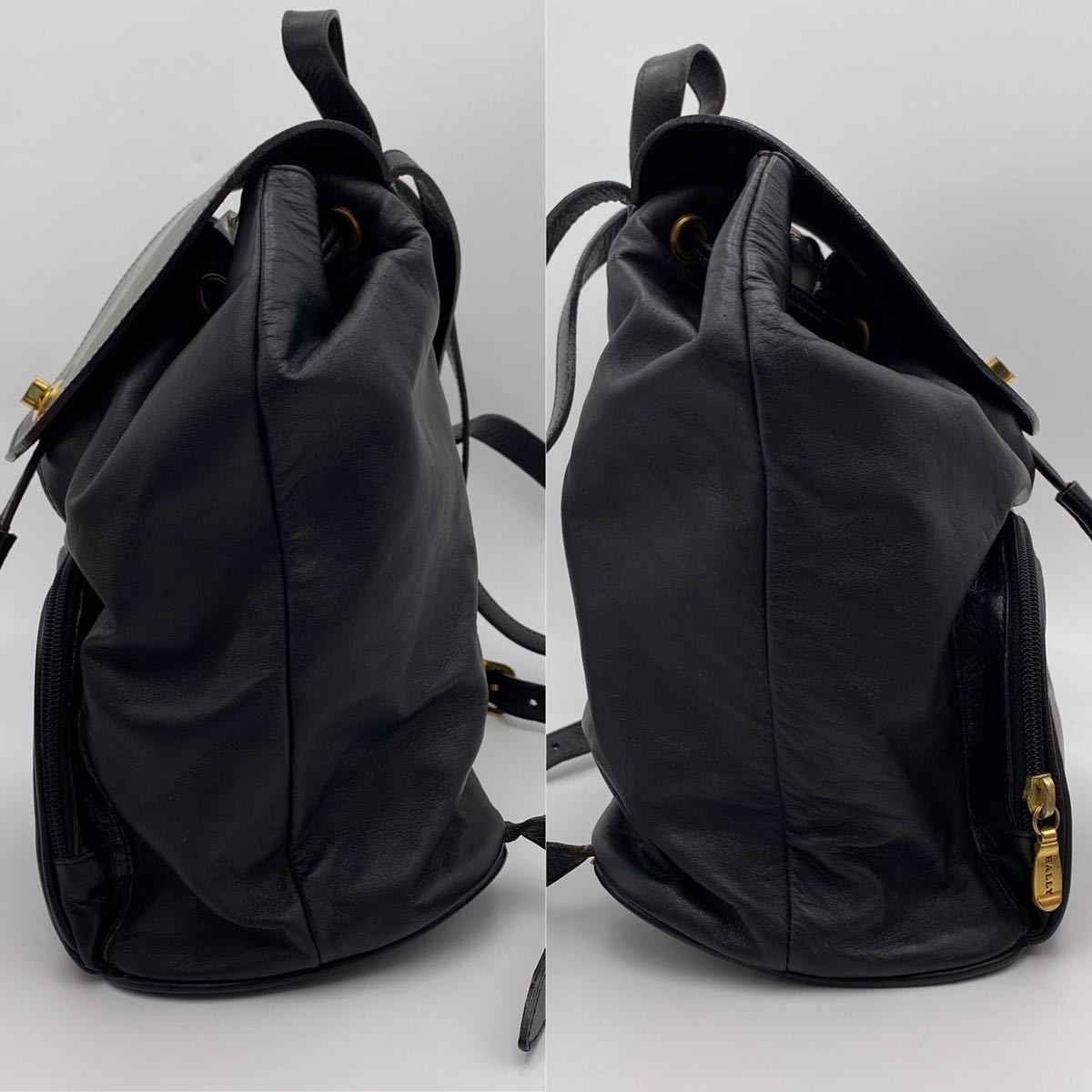 BALLYバリーリュックバックパック巾着レザー BALLYバリーリュックバックパック巾着レザー