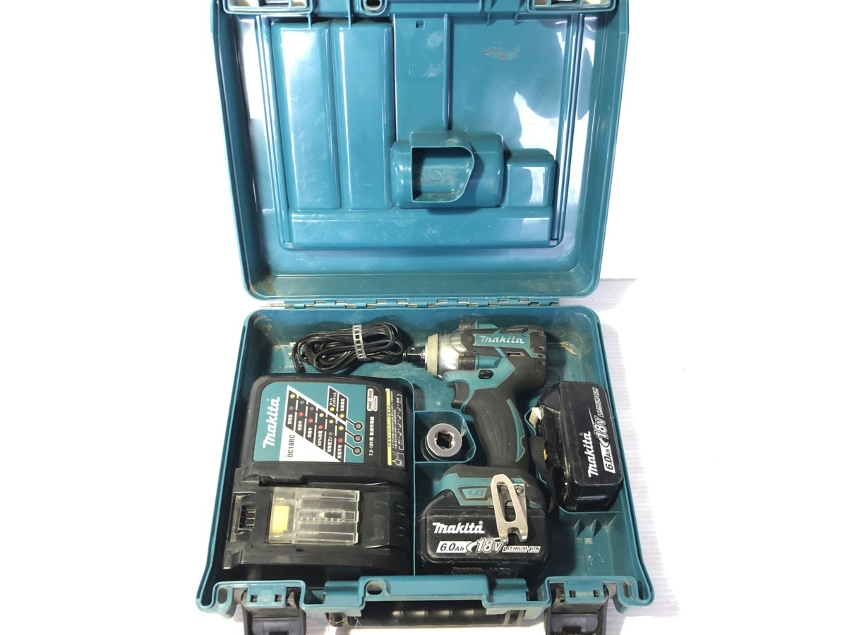 【品質保証】 makita マキタ インパクトレンチ TW285D 18V 充電式 バッテリー2個 充電器付き 電動工具(本体)｜売買されたオークション情報、yahooの商品情報をアーカイブ公開 - オークファン インパクトレンチ