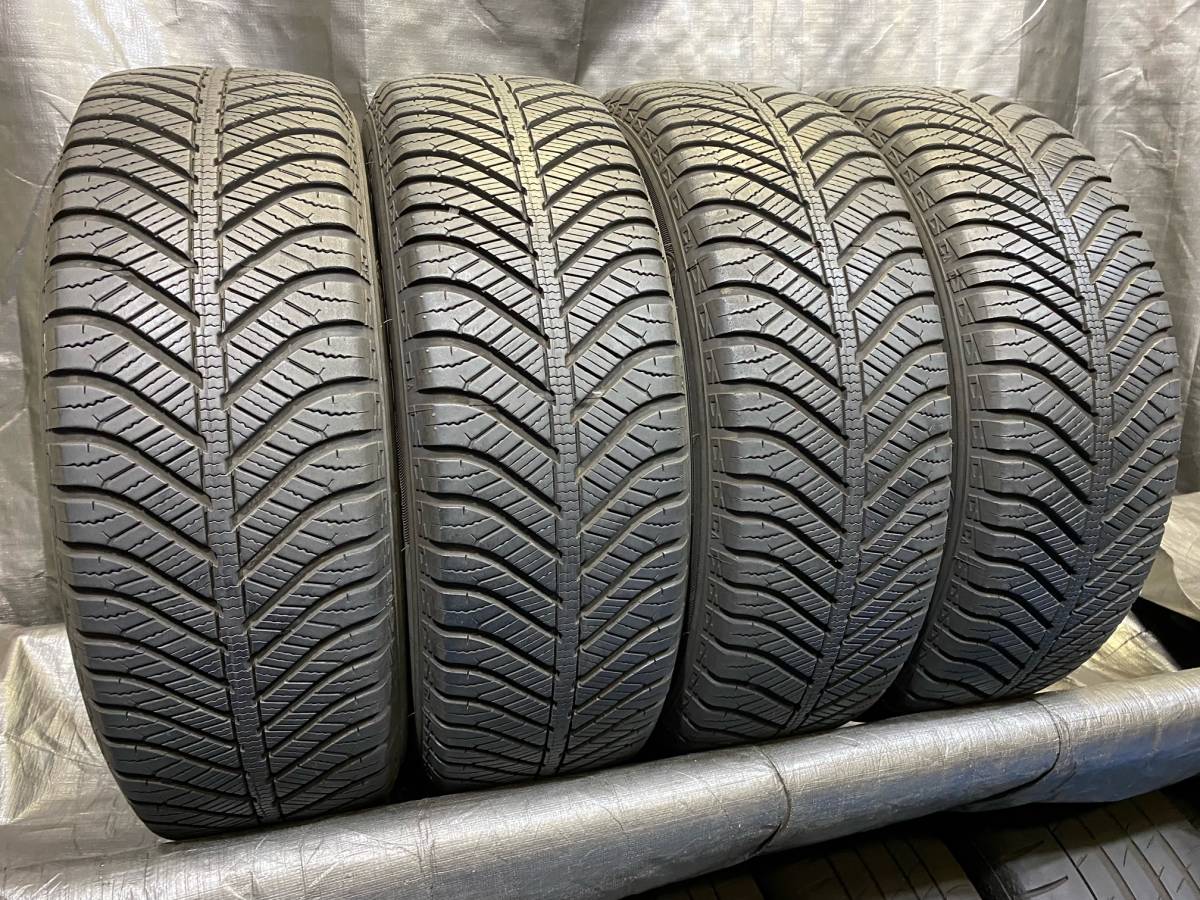 バリ溝 グッドイヤー 195/65R15 ベクター4S 4本セット オールシーズン 
