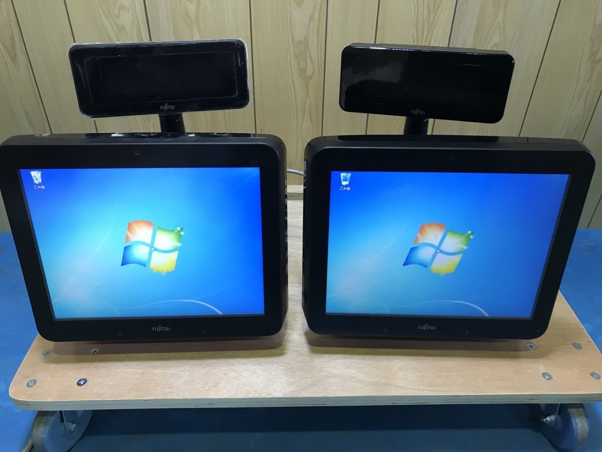 FUJITSU POSレジ Team PoS 7000 2台セット チームポス 富士通 領収書発行可能 160サイズ(レジスタ)｜売買された ...