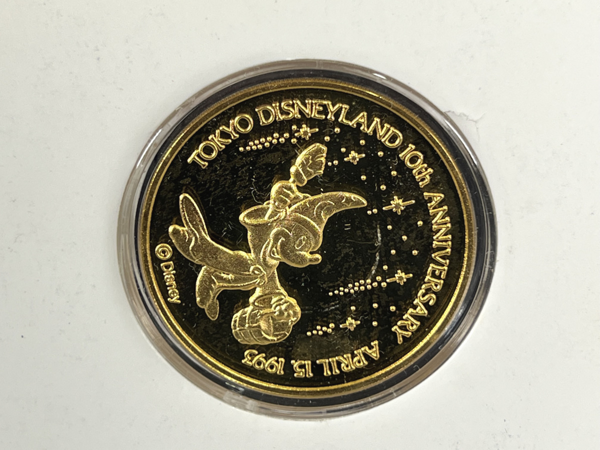非売品 東京ディズニーランド 10周年記念メダル Tokyo Disneyland 10th