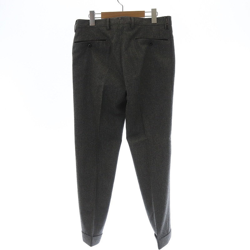 ピーティーゼロウーノ PT01 SUPER 100S スラックス パンツ ボタン