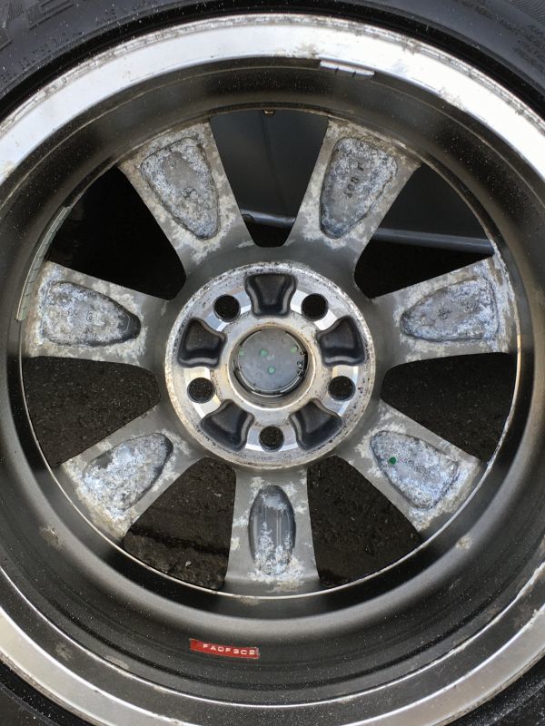 1/16 貴重☆LEXUS☆GS350☆純正☆ホイール☆スタッドレスタイヤ付☆225 