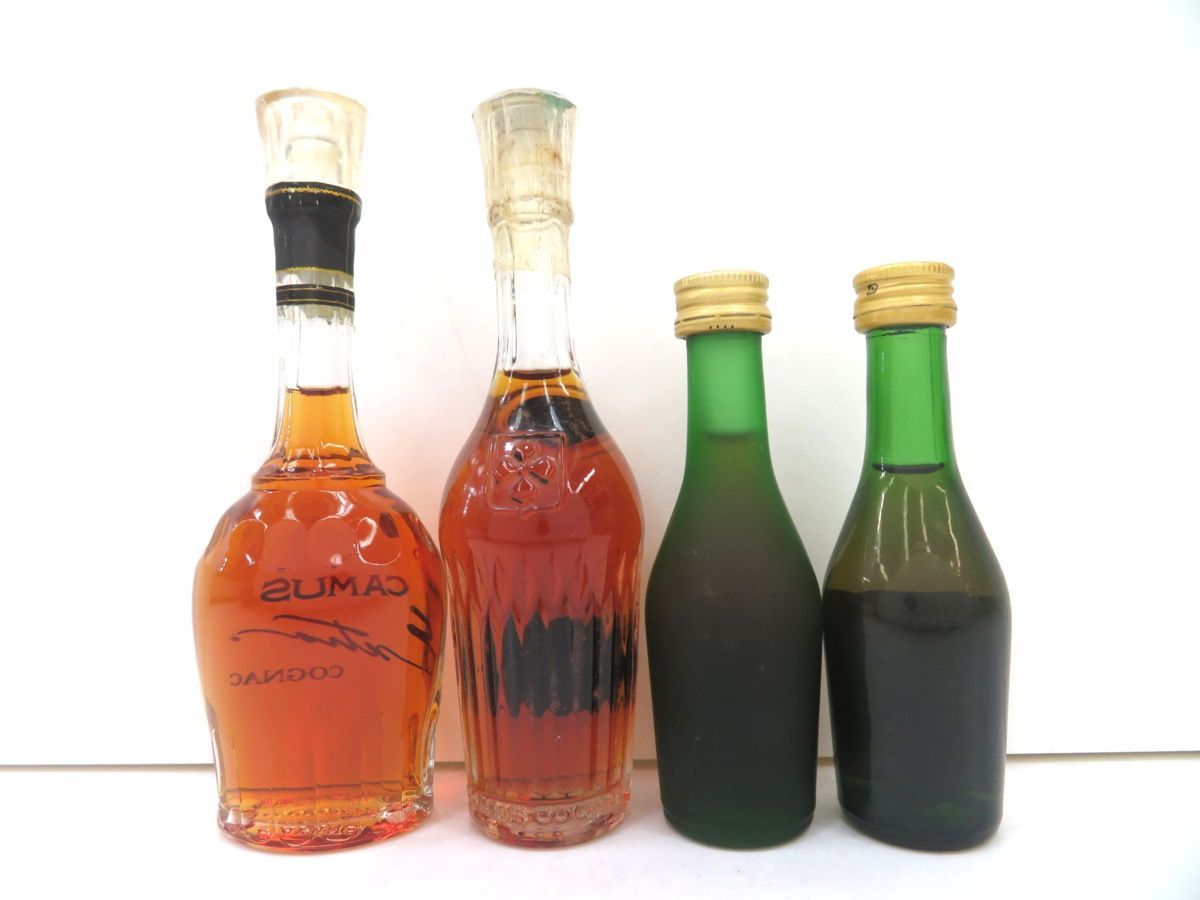 古酒 18本セット コニャック 各種 ミニボトル カミュ ヘネシー レミー 