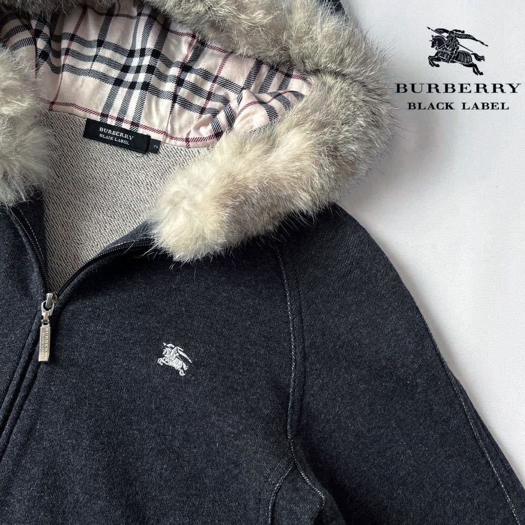 バーバリーブラックレーベル BURBERRY BLACK LABEL ノバチェック フルジップ パーカー 2 M 脱着式ファー フーディー ジャケット(ジャケット、上着)｜売買されたオークション情報、yahooの商品情報 男性用