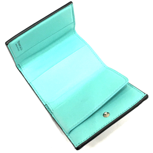 ティファニー レザー 三つ折り 財布 ミニ財布 コンパクト財布  