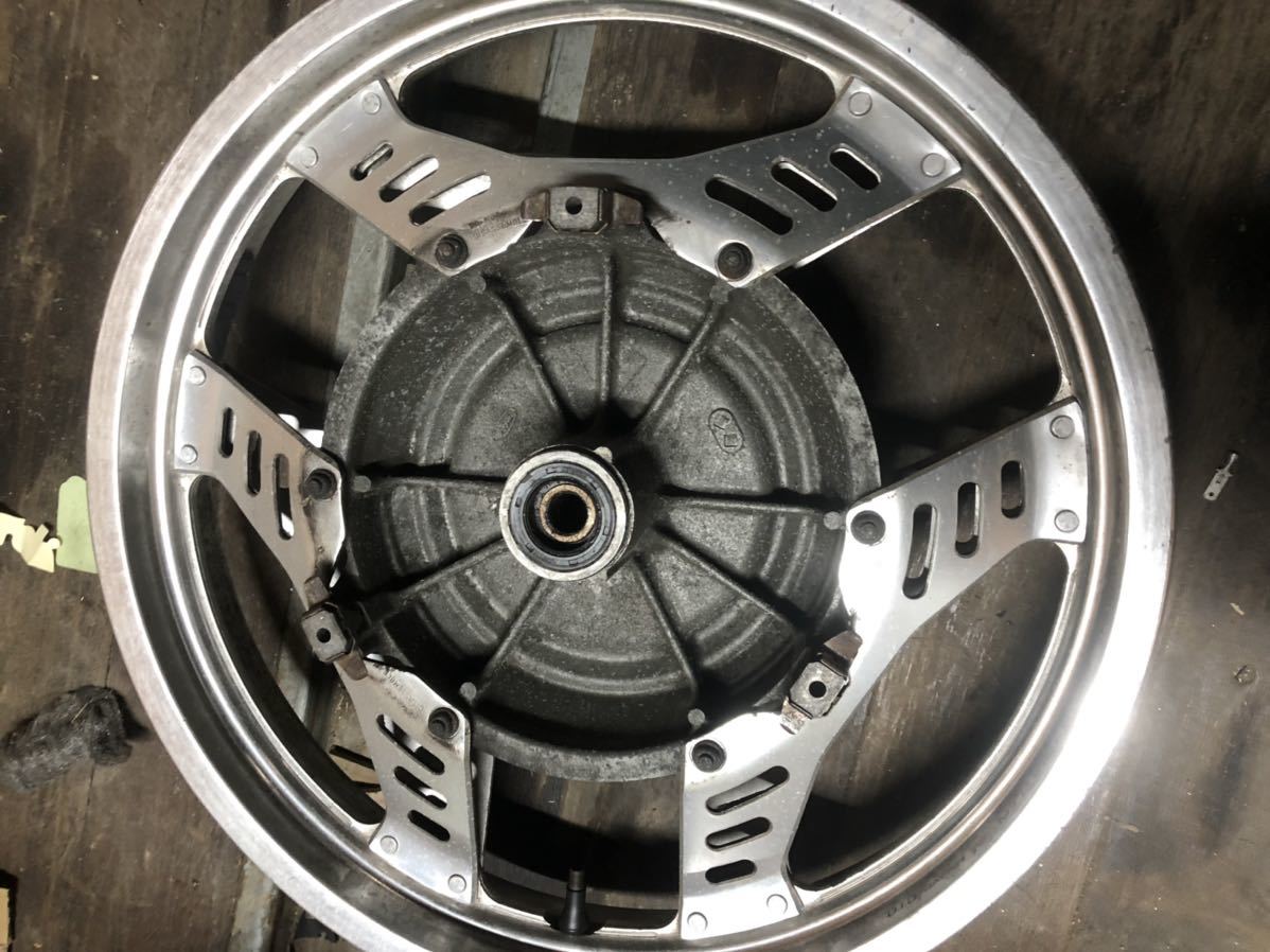 cbx550f cbx400f ホイールセット CBX400F 当時物 ホイールセット 公式