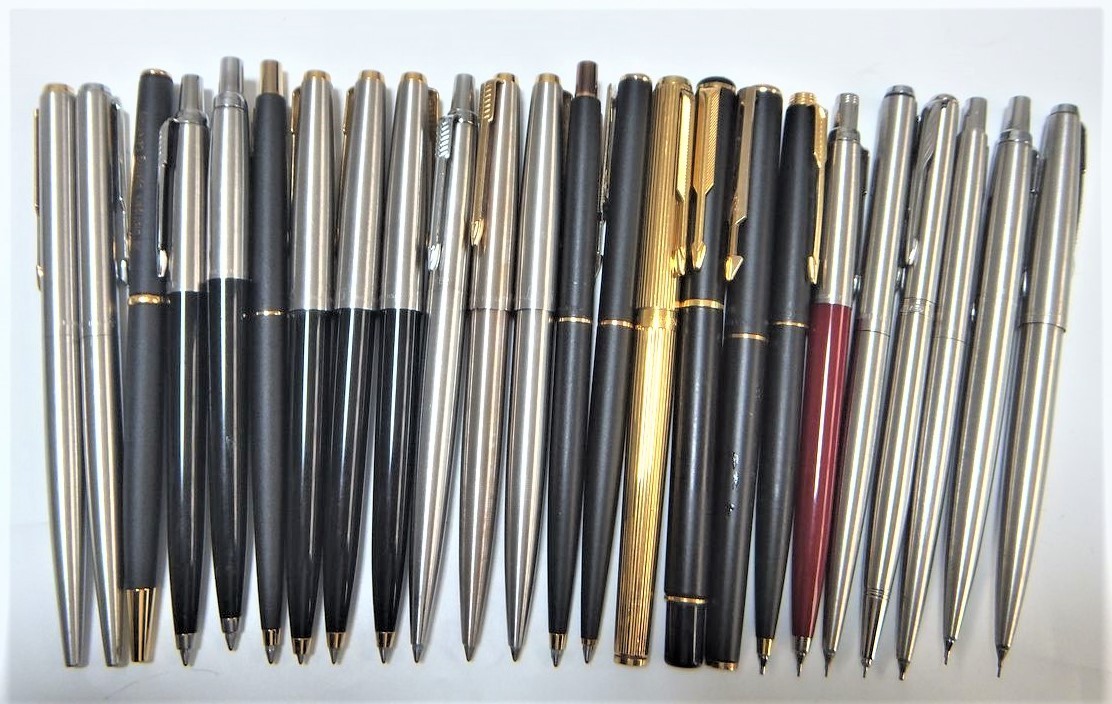 1円～ おたからや★B0111-20　PARKER パーカー ボールペン シャープペンシル 筆記用具 大量おまとめ ※ネーム入りや不具合のある物もあり