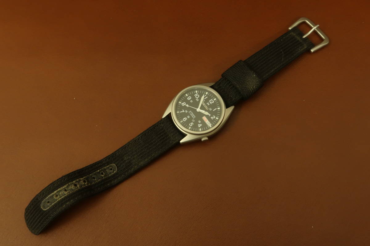 中古 腕時計 (5) SEIKO セイコー ミリタリー 自動巻 オートマチック 