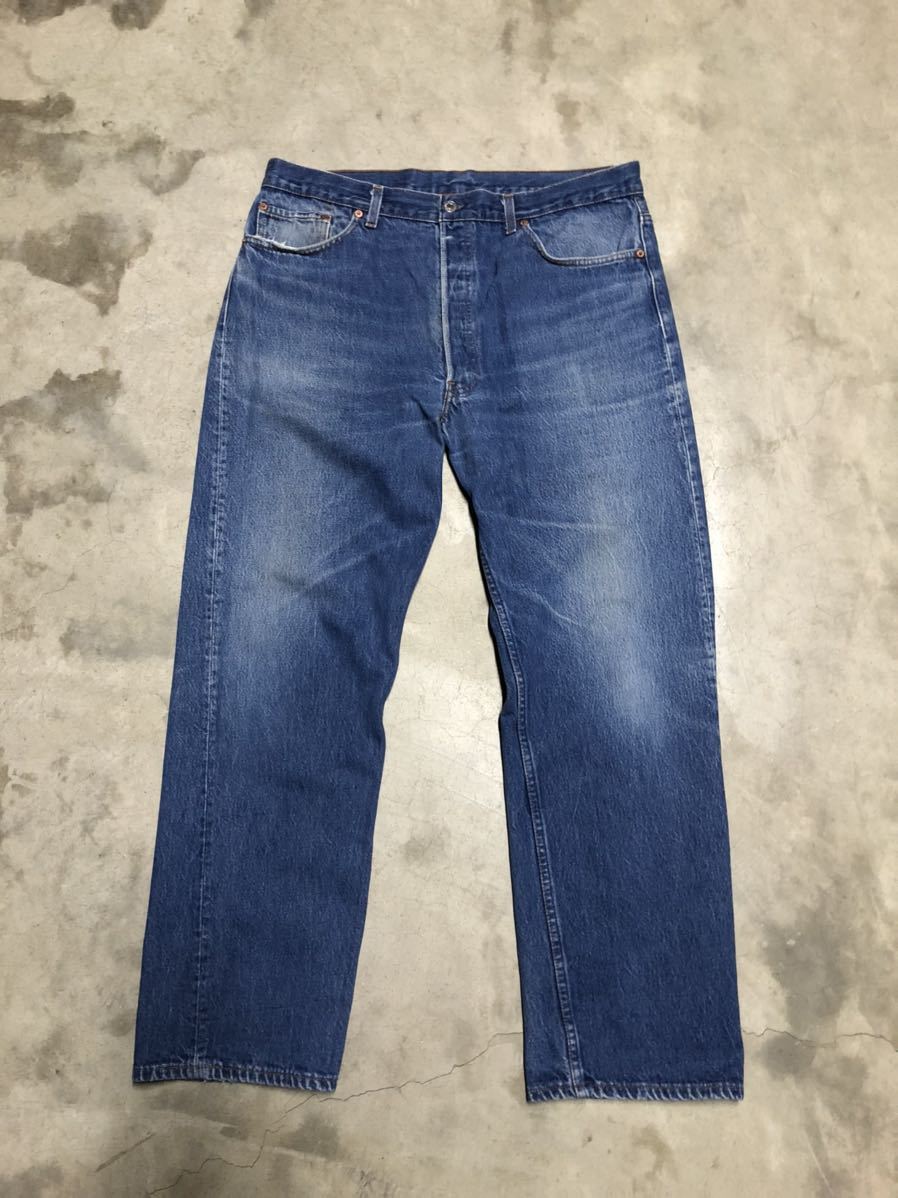 W38 90's USA製 Levi's リーバイス 501 デニム パンツ 553 ビンテージ