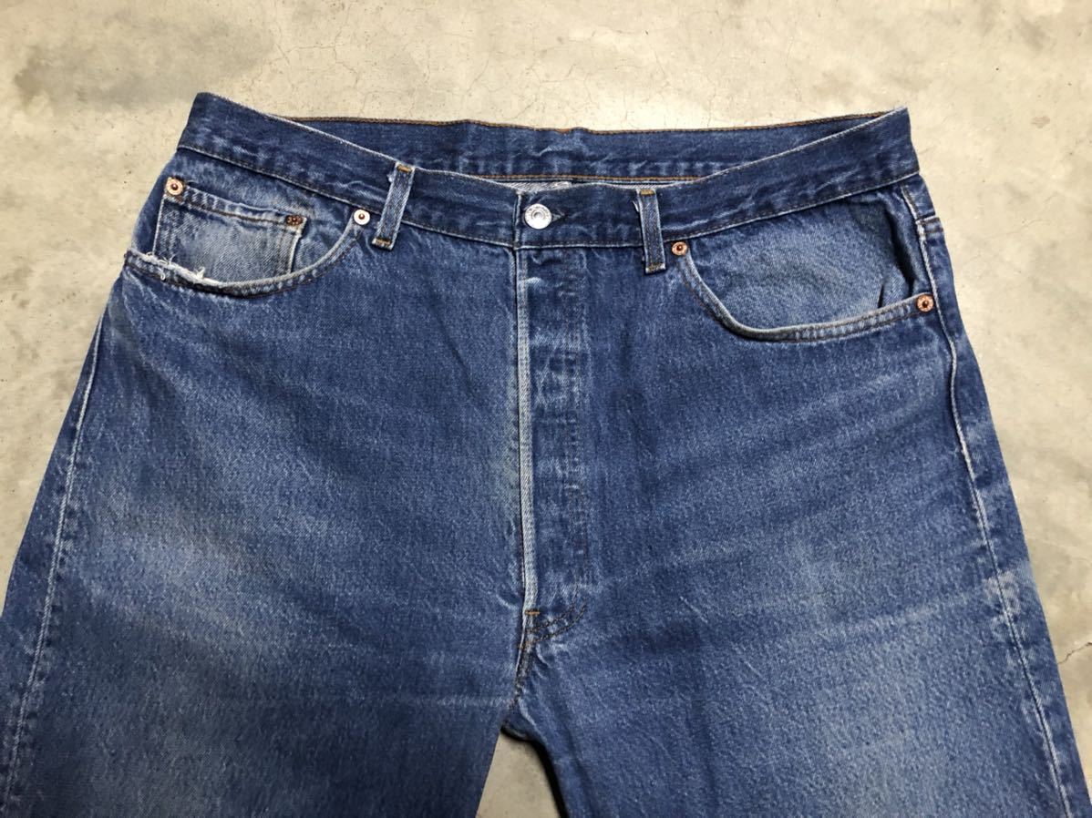 W38 90's USA製 Levi's リーバイス 501 デニム パンツ 553 ビンテージ