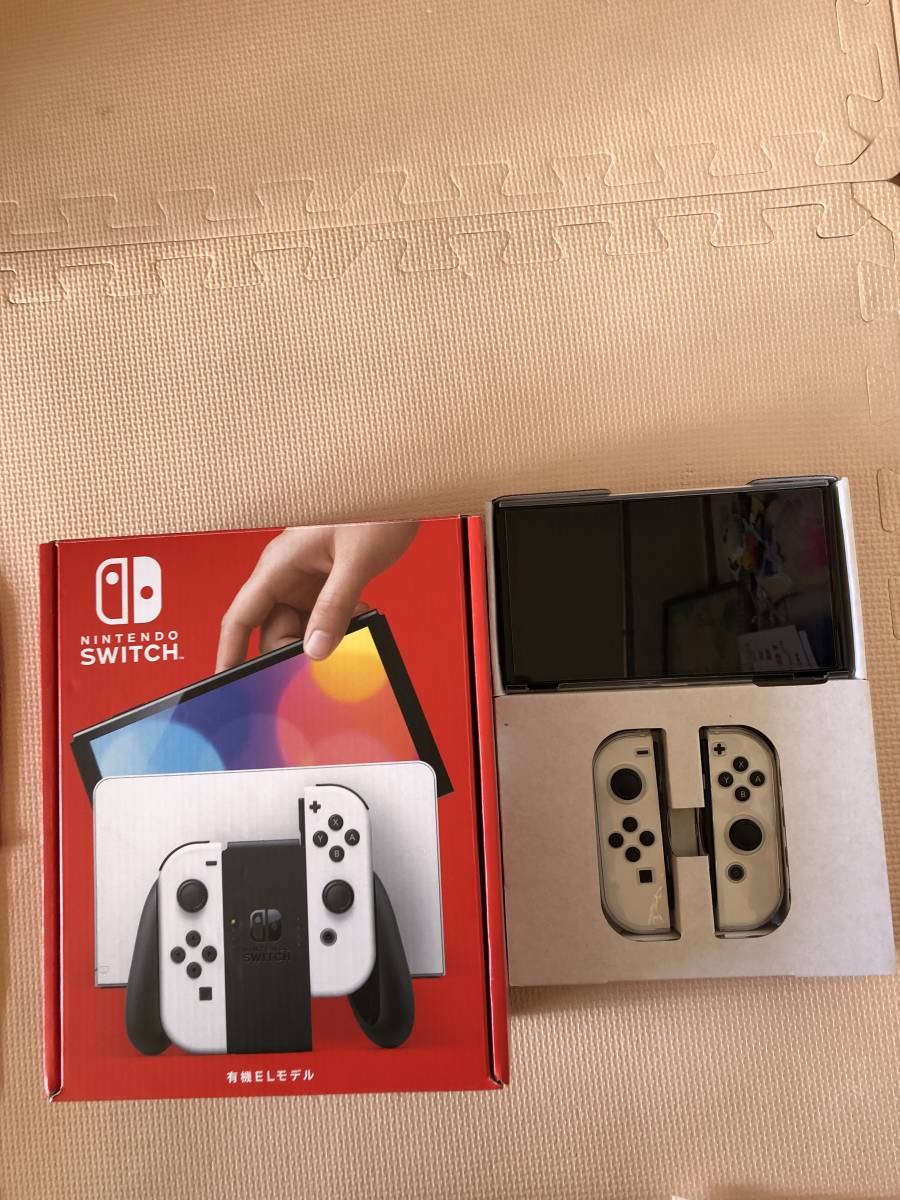  Nintendo Switch ニンテンドー スイッチ 有機ELモデル ホワイト 超(ニンテンドースイッチ本体)｜売買されたオークション情報、yahooの商品情報をアーカイブ公開 - オークファン ニンテンドースイッチ本体