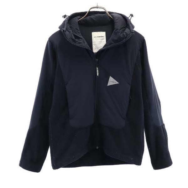 and wander jacket top fleece PERTEX アンドワンダー &frasl; トップフリース (アンドワンダー) wind | wander&frasl;アンドワンダー 通販 [アウター]｜MAPS ＜ブラック＞