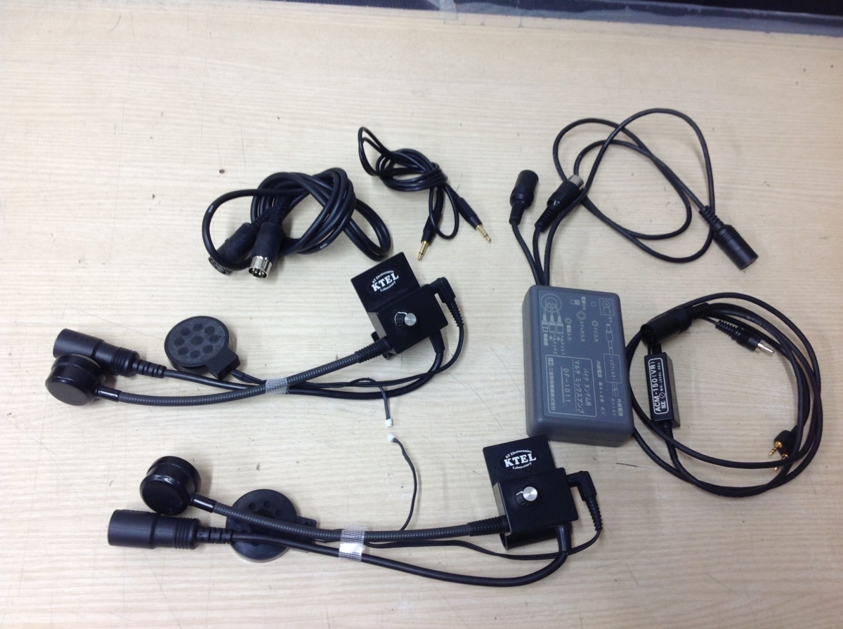 タンデム 通話ケテル KTEL DF-1011 AUX 2.5φ-3.5φタンデムアンプ接続