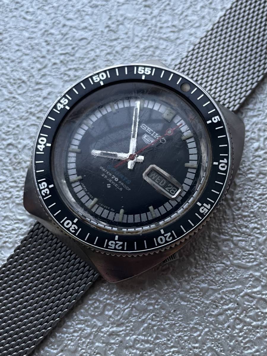 セイコー5スポーツ 6106-8120 SEIKO 5 SPORTS ジャンク セイコー 