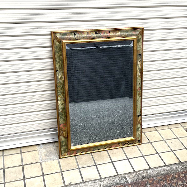 【数量限定，100%新品】 イタリア製 ウォールミラー 壁掛け鏡 木製枠 花柄 インテリア小物(壁掛け式)｜売買されたオークション情報、yahooの商品情報をアーカイブ公開 - オークファン 壁掛け式