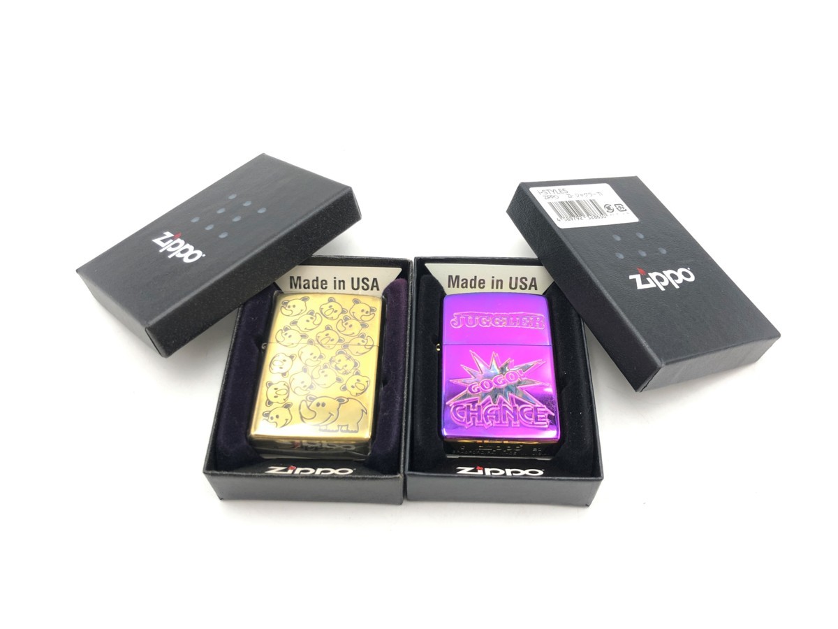 01y2681【1円～】ZIPPO ジッポー ライター セット ジャグラー ツノっち