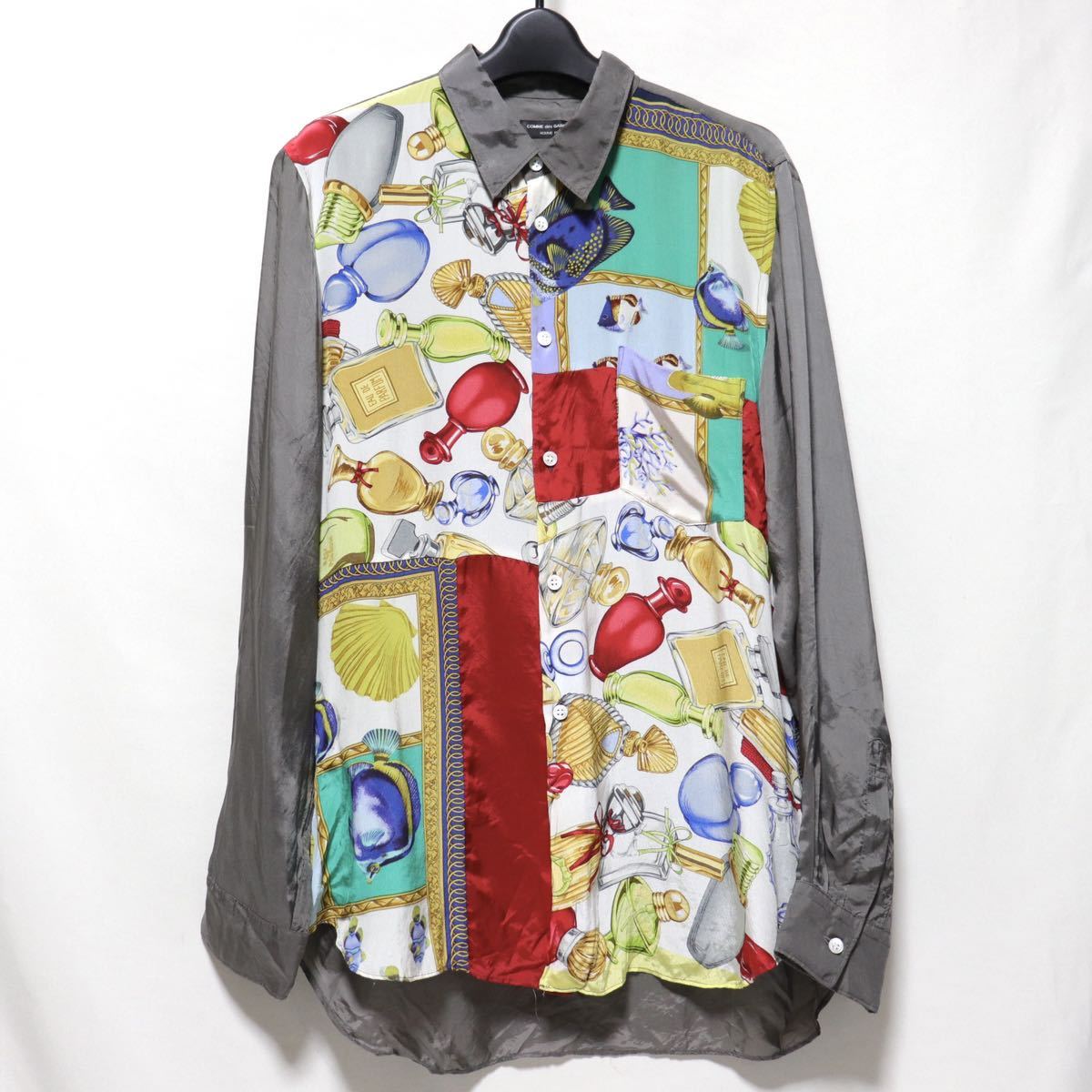 超希少【comme des garcons homme plus】AD1999/スカーフパターン/総柄 