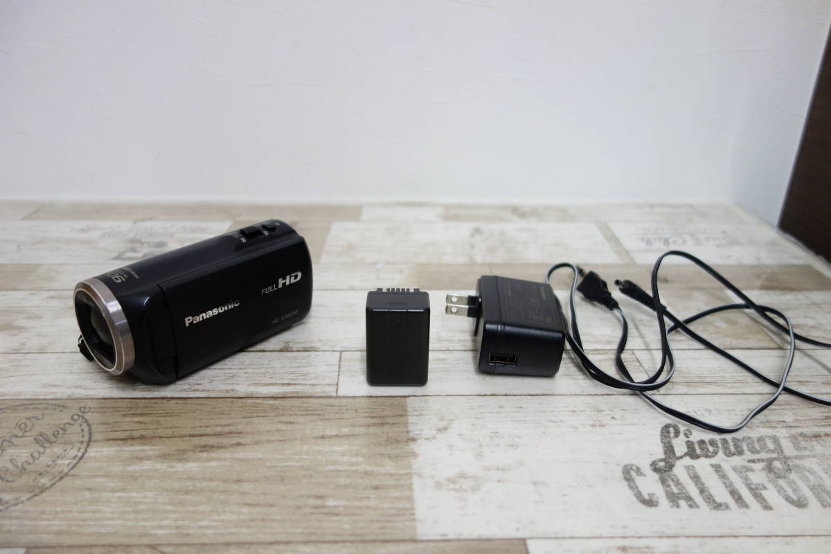 新製品 Panasonic ビデオカメラ HC-V360M 2016年製 ※バッテリー取付け