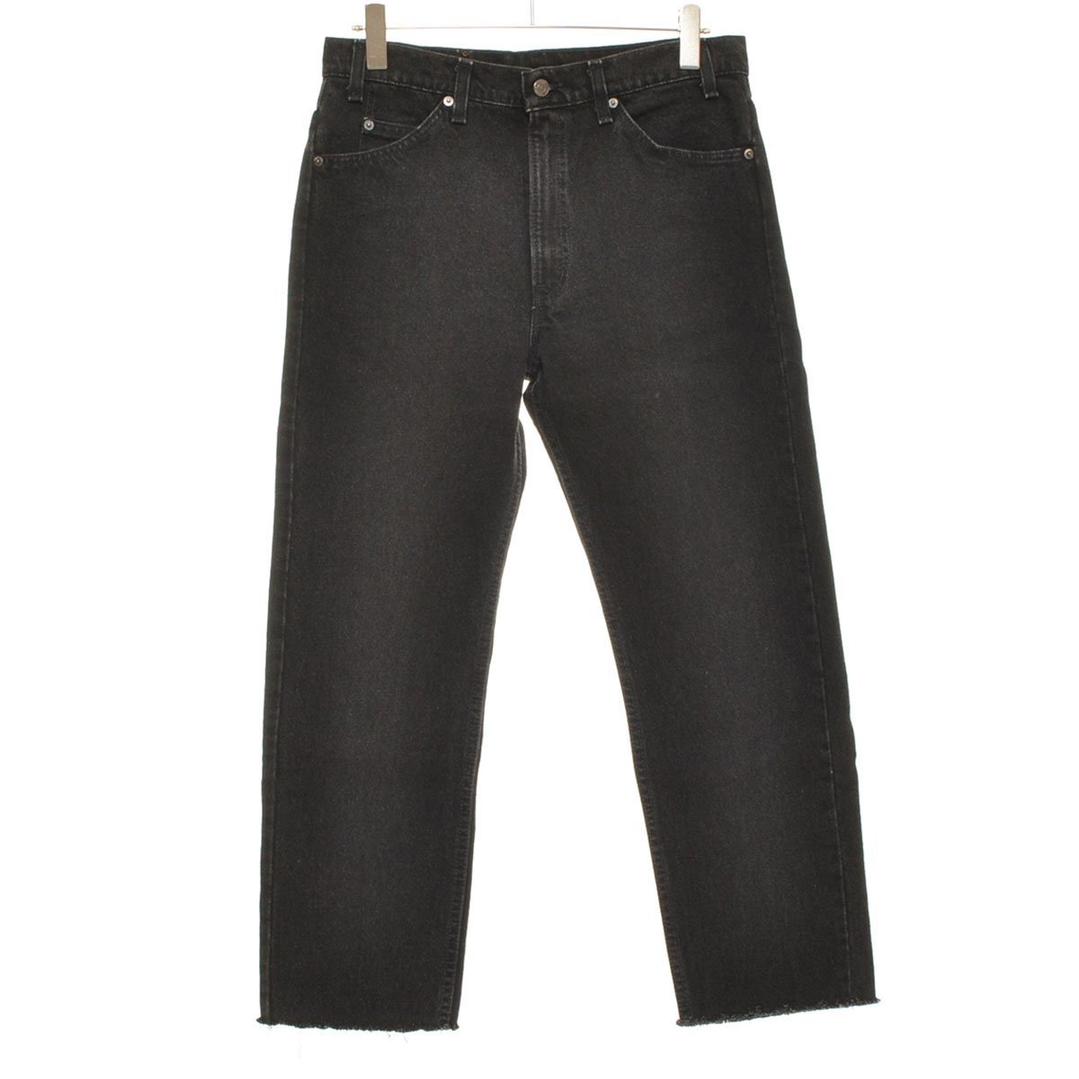 限定SALE，低価 304116 Levi's ストレートジーンズ デニムパンツ 505 04505-4159 W33 90's 90年代 93年製 裾カットオフ フリンジ メンズ USA製 ブラック(W33)｜売買されたオークション情報、yahooの商品情報をアーカ W33
