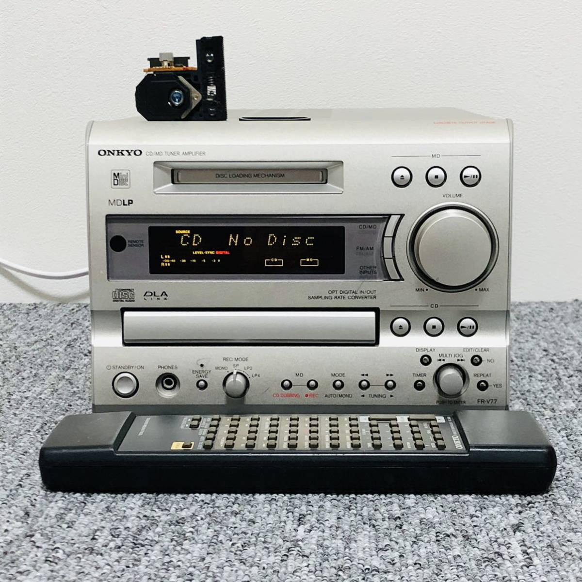 ONKYO FR-V77 CD⁄MD オンキヨー（オンキョー） | ミニコンポ リモコン 