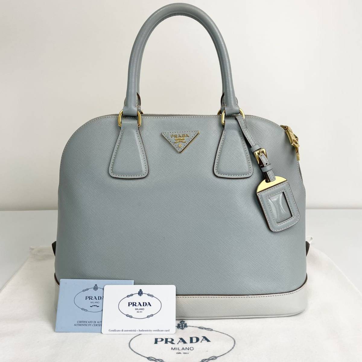 最高級の逸品/美品】1円 PRADA プラダ ハンドバッグ トートバッグ 