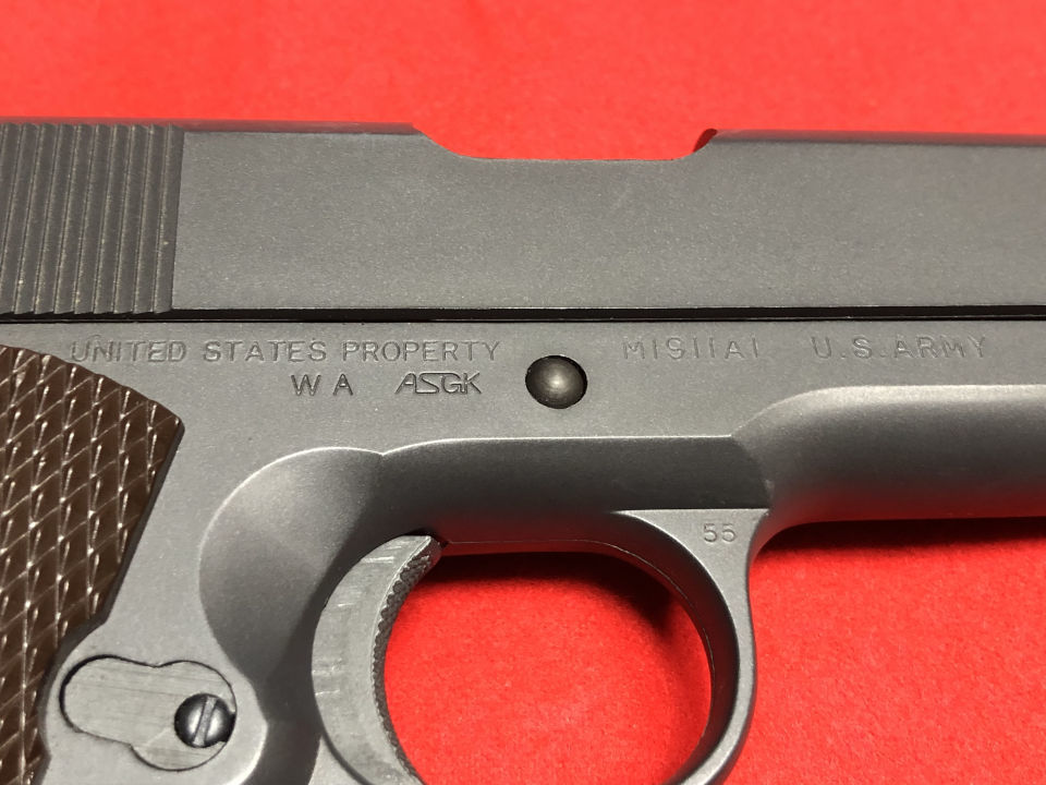 WA Colt Government M1911A1 Military Gun Real Airsoft gun Super SCW COLT US HW 0 .22LR