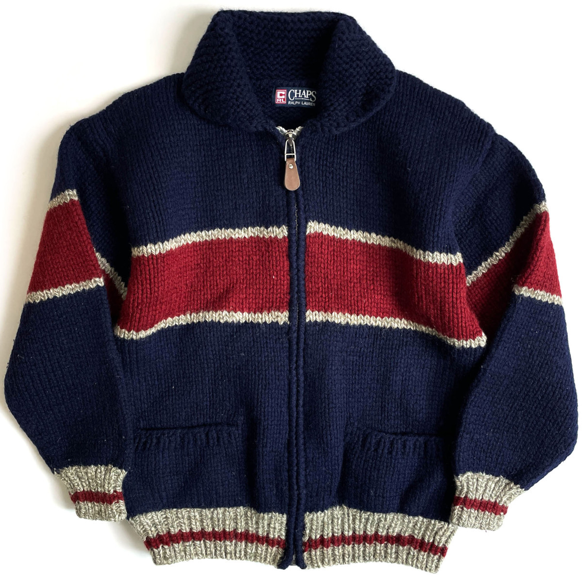 MOYA CHAPS RALPH LAUREN ジップアップ カウチン CHAPS RALPH LAUREN チャップス ラルフローレン ジップアップ カウチン