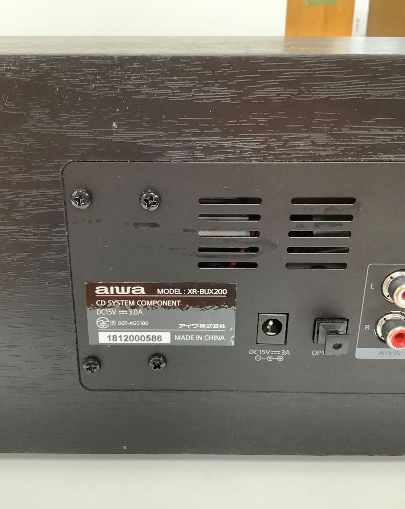 aiwa XR-BUX200 CDオーディオ 動作品 AIWA CDシステムコンポ XR-BUX200