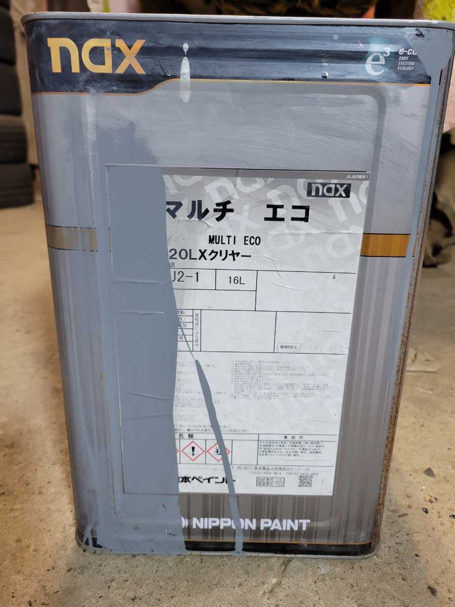 NIPPON PAINT マルチエコ GLクリヤー16L 日本ペイント naxマルチエコ 3