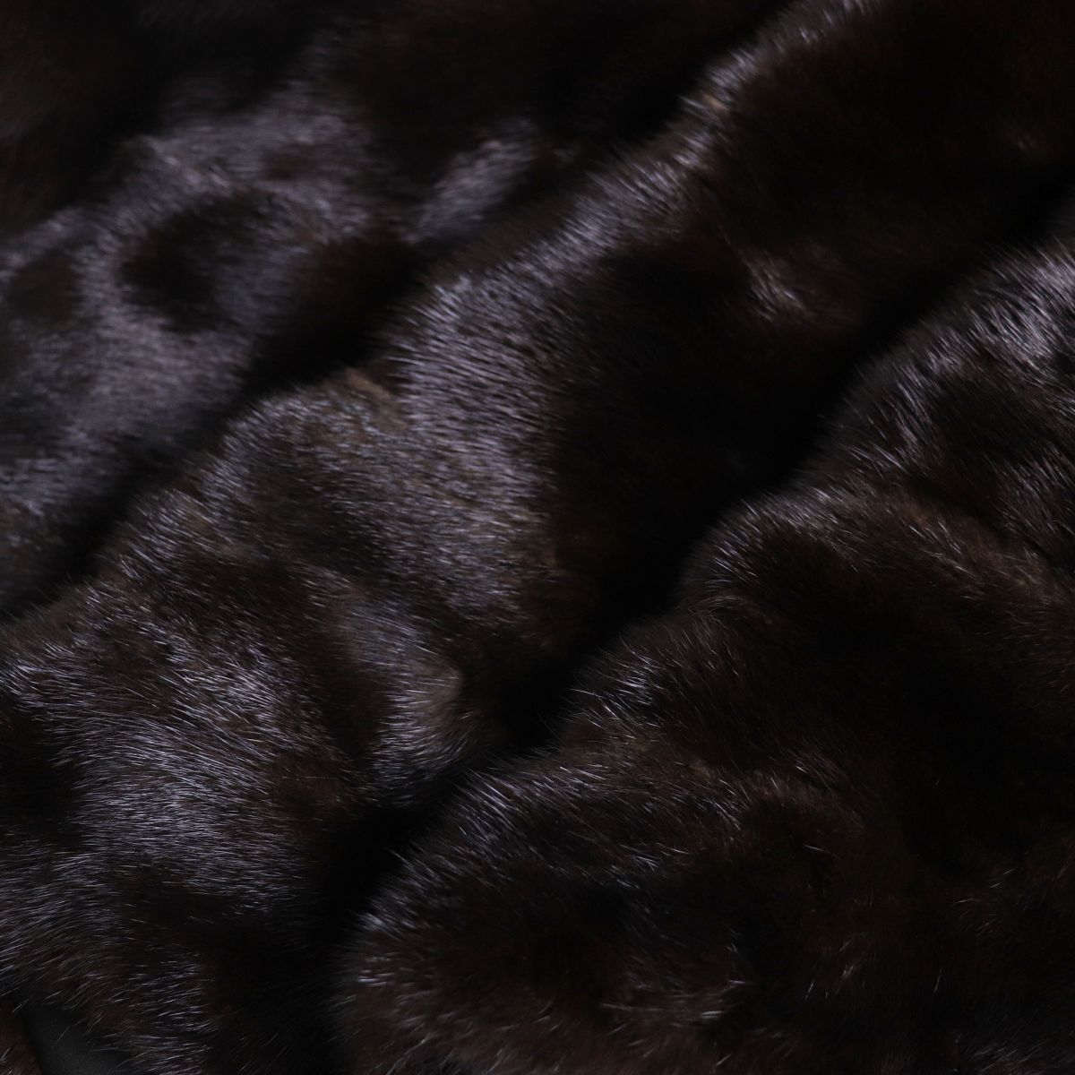 極美品☆MINK ミンク 本毛皮コート ブラウン 13号 毛質艶やか・柔らか