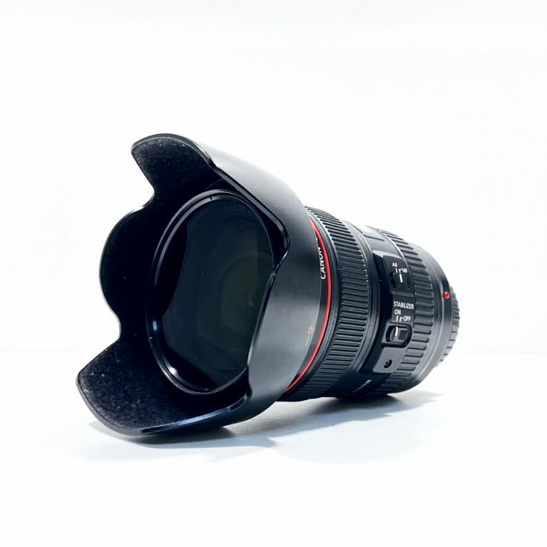 レンズフードつき！Canon EF 24 105 mm f / 4L IS USMレンズ IMAGE