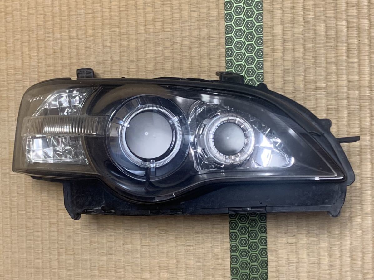レガシィBP5 BL5前期 純正 4連ブルーLEDイカリング ヘッド 