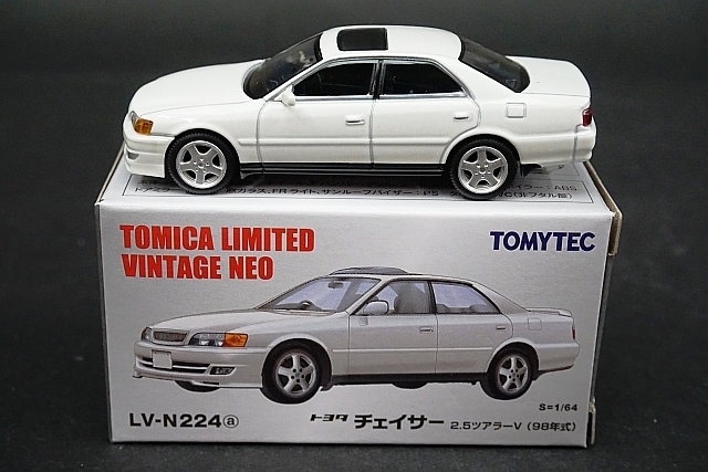  TOMICA トミカリミテッドヴィンテージネオ 1/64 TOYOTA トヨタ チェイサー 2.5ツアラーV 98年式 白 LV-N224a(トミカリミテッド)｜売買されたオークション情報、yahooの商品情報をアーカイブ公開 - オー トミカリミテッド