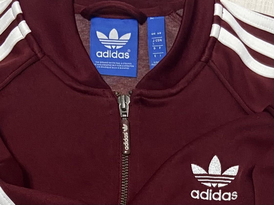 adidas アディダス トレフォイルトラックジャケット ATP復刻　レアカラー レアカラー adidas オリジナルス ATP ビンテージ 復刻 エンジ 白