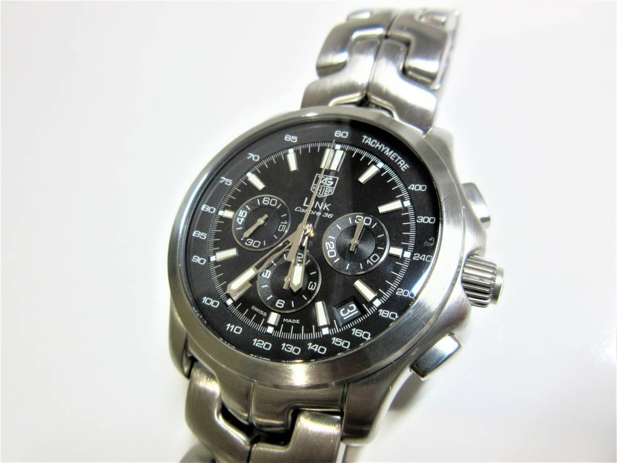 TAG Heuer Link Link Calibre 36 Automatic Chronograph Stainless 