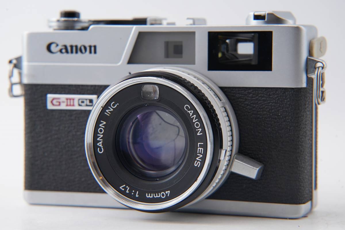 【極上品・清掃済】Canon Canonet G-III QL17 露出計OK！ 注文 キャンセル 露出計 動作 【 並品 】 キャノン CANON Canonet QL17