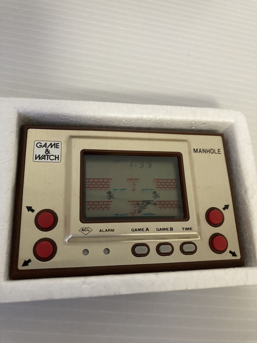 ゲームウォッチ マンホール ※美品 箱・説明書付 任天堂 GAME&WATCH 