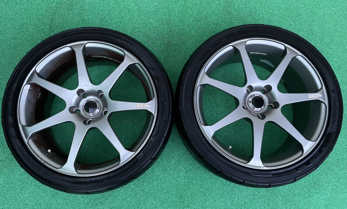 AVS MODEL7 18インチタイヤ・ホイール 2本 8J+45 5穴 PCD114.3 235 