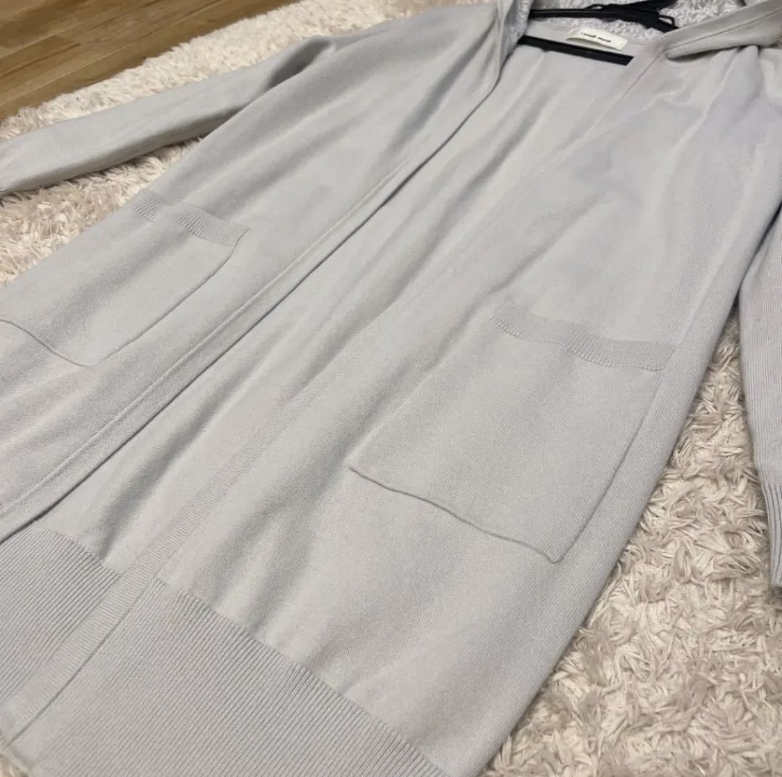 LAISSE PASSE♡フードロングカーデ LAISSE PASSE☆レッセパッセ☆フード付ロングカーディガン - メルカリ