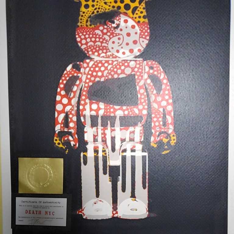 DEATH NYC 世界限定100枚 アートポスター ベアブリック be@r brick