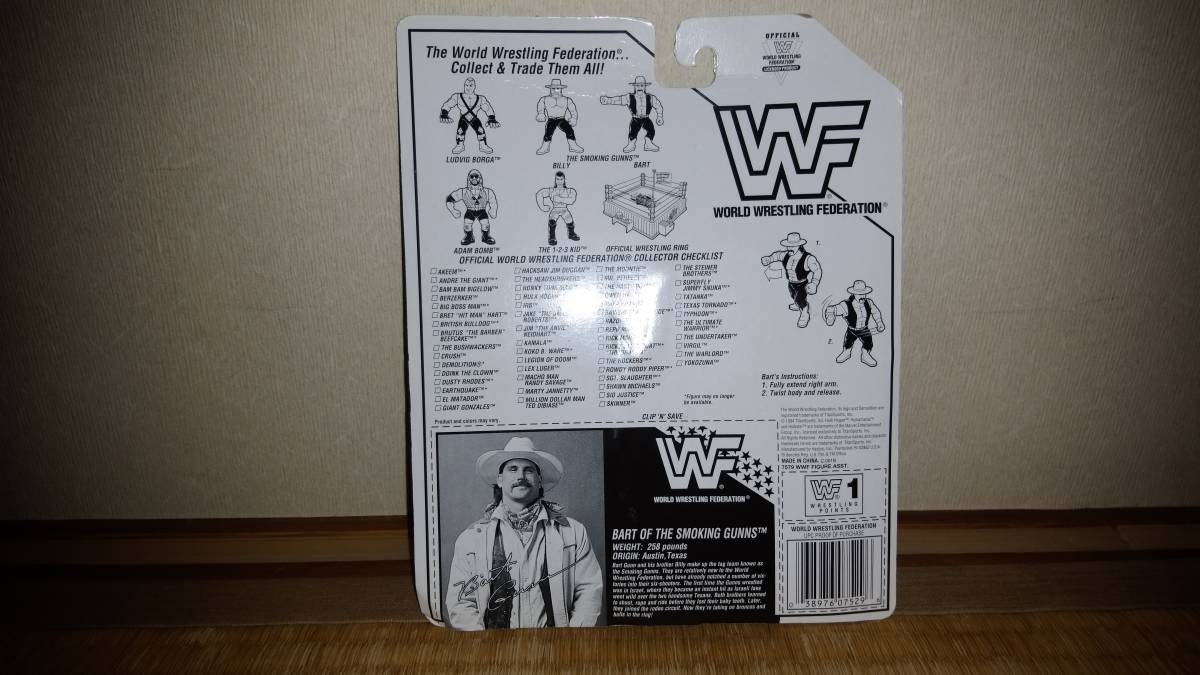1円スタート 超レア ハズブロ HASBRO 製 WWFフィギュア バート・ガン 