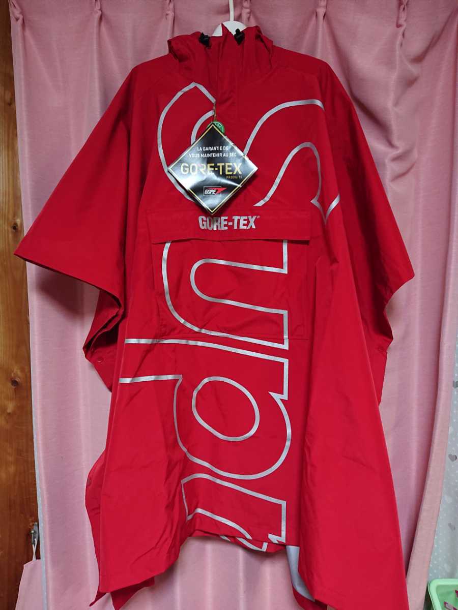 f*o様 supreme GORE TEX poncho s/m ポンチョ Supreme GORE-TEX poncho Red S/M Rain 【公式通販】