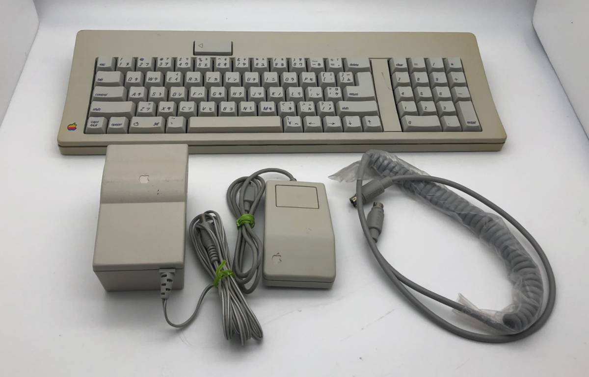 ジャンク Apple アップル Macintosh用キーボードとマウスのセット
