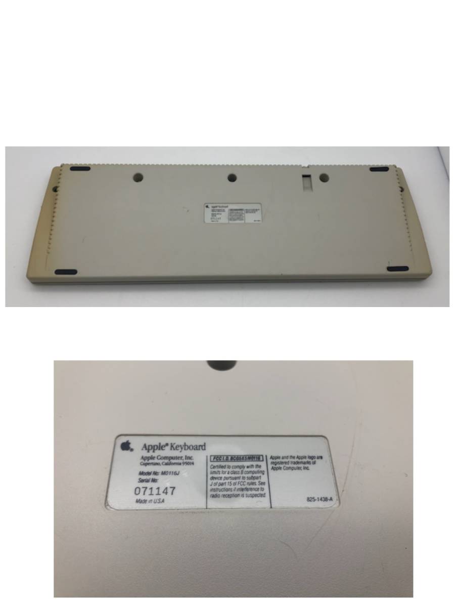 ☆Apple/アップル Macintosh Keyboad M0116J キーボード マウス AC